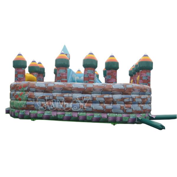 15oz PVC Inflatable Rose Funcity Theme Park Digital Printing