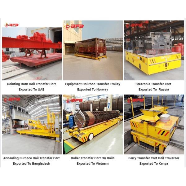 вагонетка следа нагрузки 20m/Min 1500T стальная моторизованная
