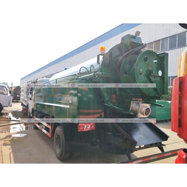 Forland 5,000Liters Sewage Tank 2,000Liters Water Tank High Pressure Cleaning Sewage Suction Truck