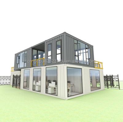 Galvanized Steel Square Tubes Main Structure for Custom Hotel Container House Design and Construction