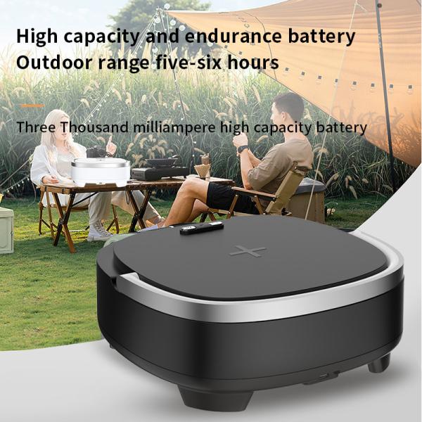 Multifunctional Alarm Clock Phone Charger Bluetooth Speaker 15W With Night Light