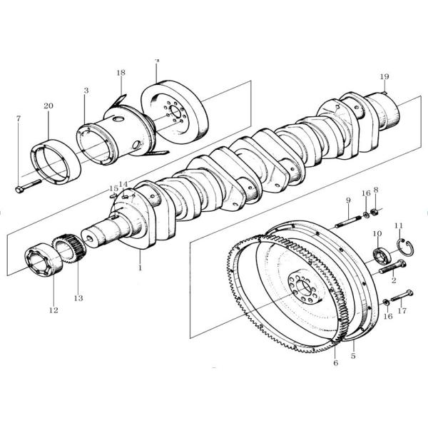 VG1560020029 Crankshaft A7 WD615 Euro 2 SINOTRUK Spare Parts
