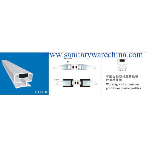 Sealing Strips/waterproof magnetic strips/shower door seals/PVC Magnetic Seal G11X10