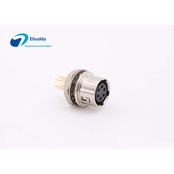 Гнездо ХР10А-7Р-6СБ ПКБ электропитания камеры ККД круговых соединителей Хиросе 6пин