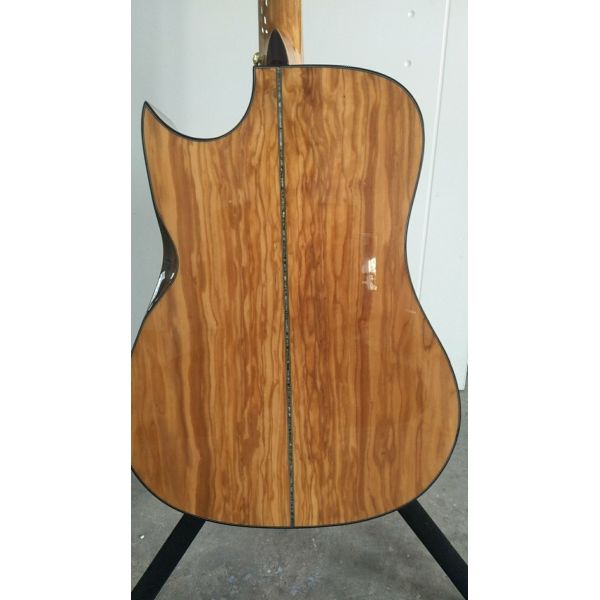 AAAA custom guitar all solid imported Olive wood Ryans style guitar customize handmade acoustic guitar