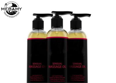 O óleo reconfortante da massagem do relevo do músculo dos ingredientes aumenta a estimulação para o corpo