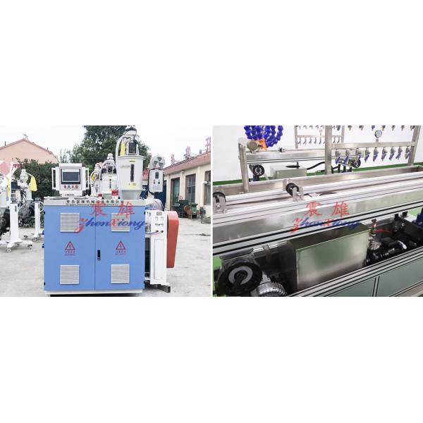 50kw PLC Plastic Profile Extrusion Equipment Line Accurate Soft Profile Extruder