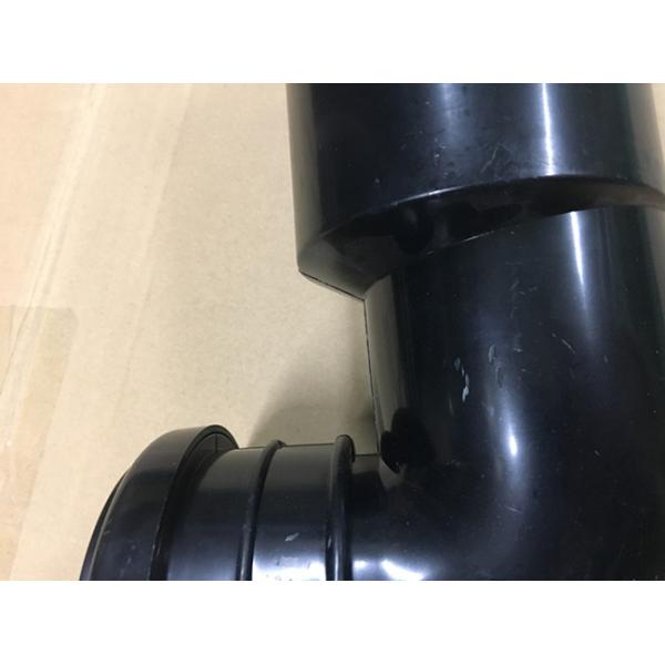 Toilet Black Plastic Drain Pipe For Hang Wall Type Toilet Seat To Hide Water Tank Fittings