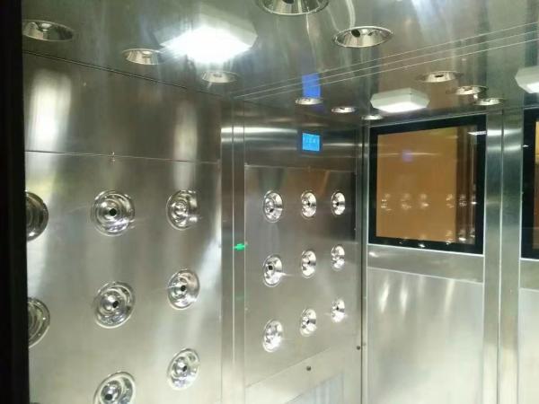 Quarto desinfetado farmacêutico automático 50 - 100 de chuveiro de ar da classe 1000 do PBF pessoais