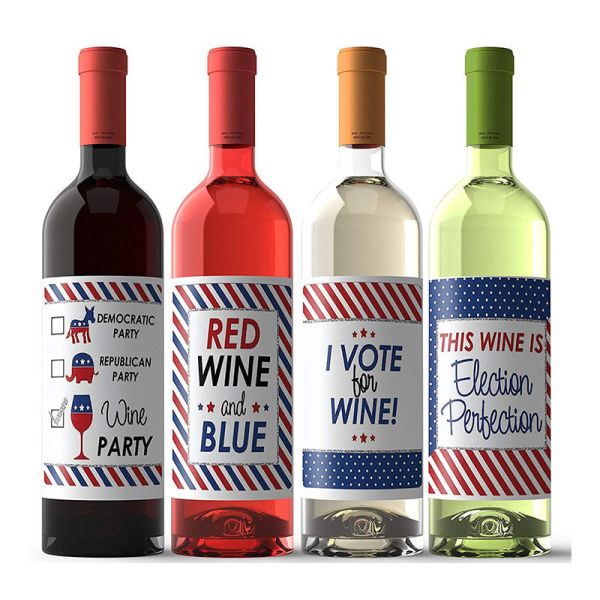 SGS Personalised Removable Fruit Wine Bottle Sticker Labels Printing