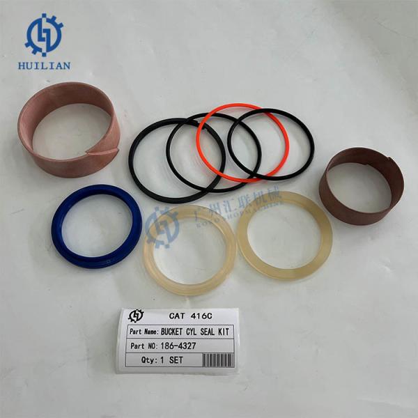 Peças sobressalentes de escavadeira vedação de óleo 111-3300 186-4327 240-9538 241-8924 Boom Arm Balde cilindro Swing Seal Kit para 416C