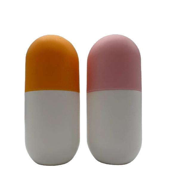 SCREW CAP 130ml HDPE Capsule Bottle for Supplement Candy Pill Tablets Plastic Medicine