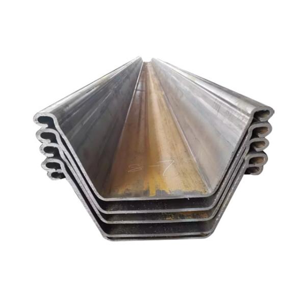 Building Construction Hot Dipped Steel Sheet Pile Sections Q195 Q235 Q235B