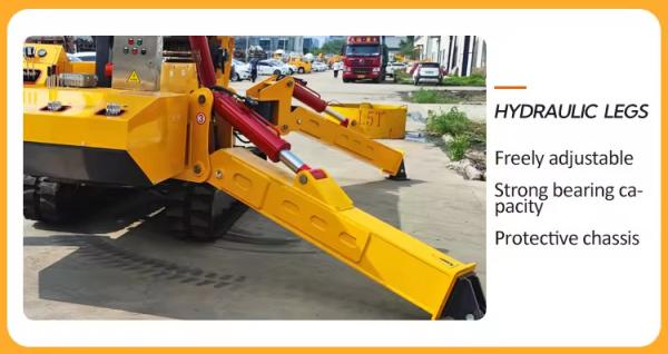Customizable Logo 5t Crawler Crane CE Certification For Lifting Operations