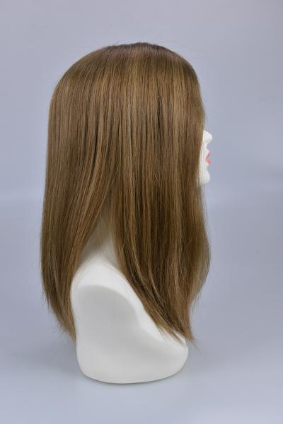 Texte droit Perruques juives casher 10 pouces -22 pouces Perruques de cheveux humains casher