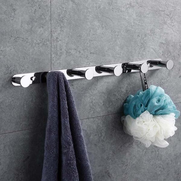 Wall Mounted Stainless Steel Robe Hooks With Mirror Polishing Finish