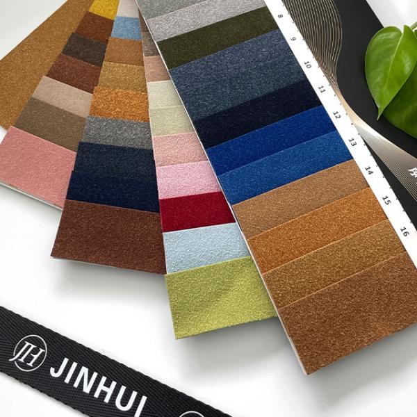 137cm Width Luxurious Rexine Leather Suede Eco Friendly Customizable
