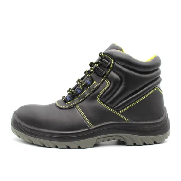 Ingénieurs chaussures de sécurité industrielles en acier orteil imperméable chaussures de sécurité en cuir lisse