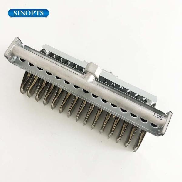                 17 Rows Gas Boiler Steam Fire Row Stainless Iron Zinc Plate Burner Tray Heat Exchanger for Boiler Spare Parts             
