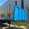 Factory Direct Sales 3 Axle 40 Tons Flat Bed Truck Semi Trailer Customizable Transport Container Cargo Flat Bed Utility Trailer for Sale