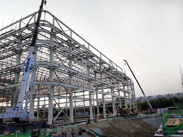 Steel Structure Prefab Commercial Buildings Construction Light Type