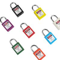 20mm Steel beam plastic nylon safety padlock