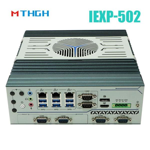 IEXP-502 Industrial Mini PC with Mini PCIe Expansion Slot and Intel Core i3/i5/i7 10th/11th Processor in All Aluminum Chassis
