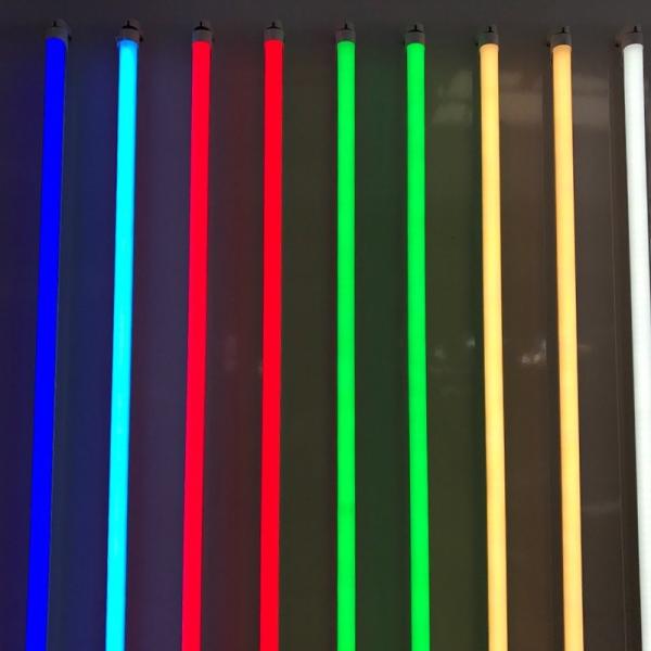 IP 44 T8 LED Tube Light RGBW Color Changing T8 Fluorescent Light With Controller