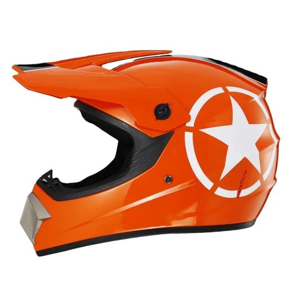 DOT Approved Custom Motocross Helmet with Head Safety Protection and Performance