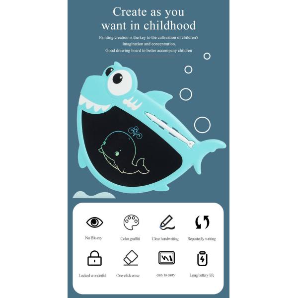 Age Range 2 to 4 Years Educational and Reusable LCD Writing Tablet for Preschoolers