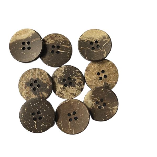 El coco natural del ODM abotona 4 la ronda del agujero 38L forma de moda