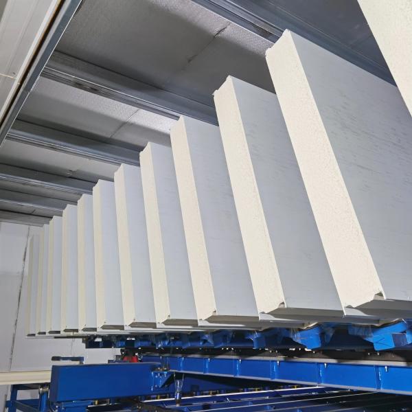 Moderno Design Estilo Armazém Fabricação Metal Polyurethane espuma de parede Pu telhado painel de sanduíche