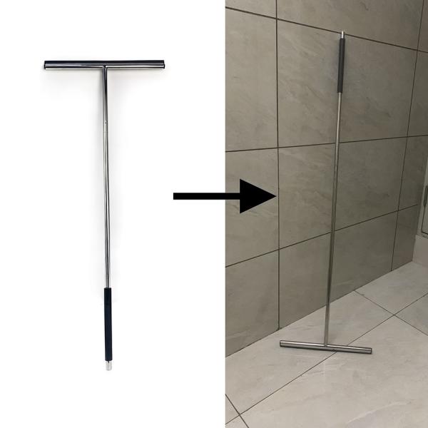 Commercial Window Wiper Squeegee Stainless Steel Floor Squeegee with Silicone Blade