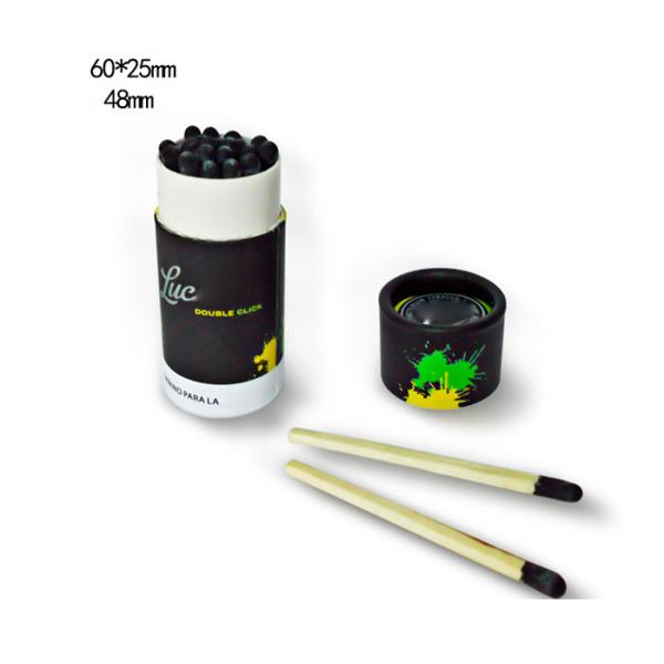Round tube cardboard color printing customized matches box