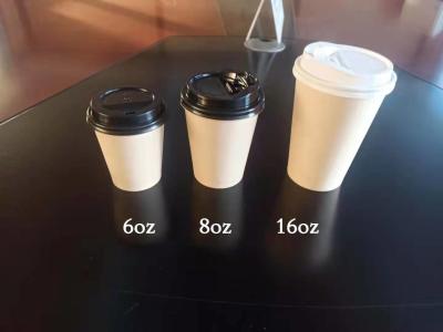 bambu do PLA de 10oz 260+18pe para não reduzir a polpa nenhum copo de papel descartável imprimindo com tampa