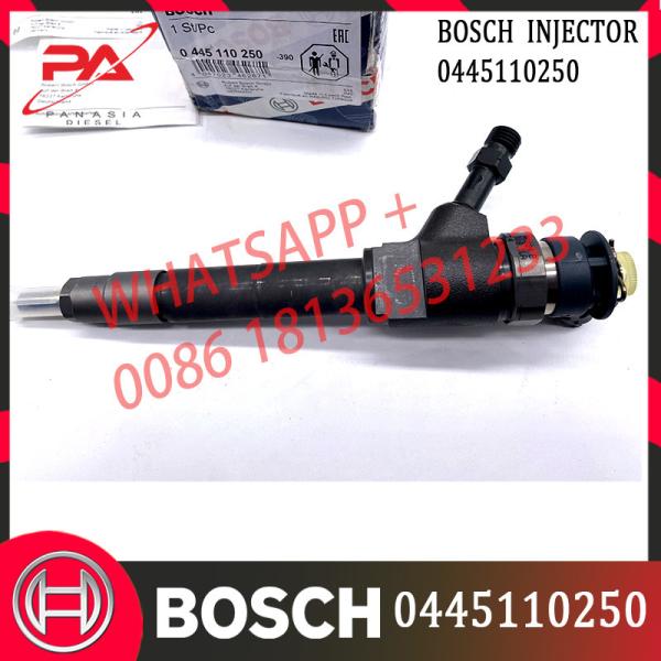 Injetor comum 0445110250 de Injecteur do combustível diesel do trilho 0445110249 para Mazda Bt50 2,5 2008 peças do veículo