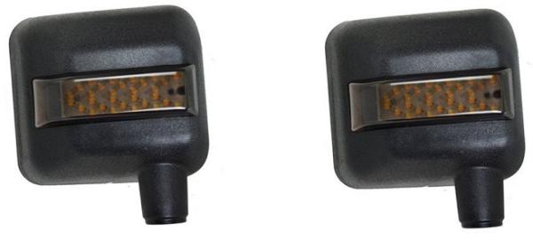 LED OFF ROAD REARVIEW MIRROR With Turn Signal Lights & DRL& Side Mirror Lights For Jeep Wrangler JK JKU 2007 - 2017