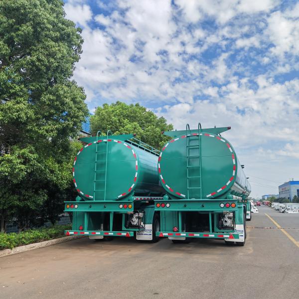 CLW 2 Axle Stainless Steel Tanker Truck Heavy Duty Drinking Water Tank Semi Trailer