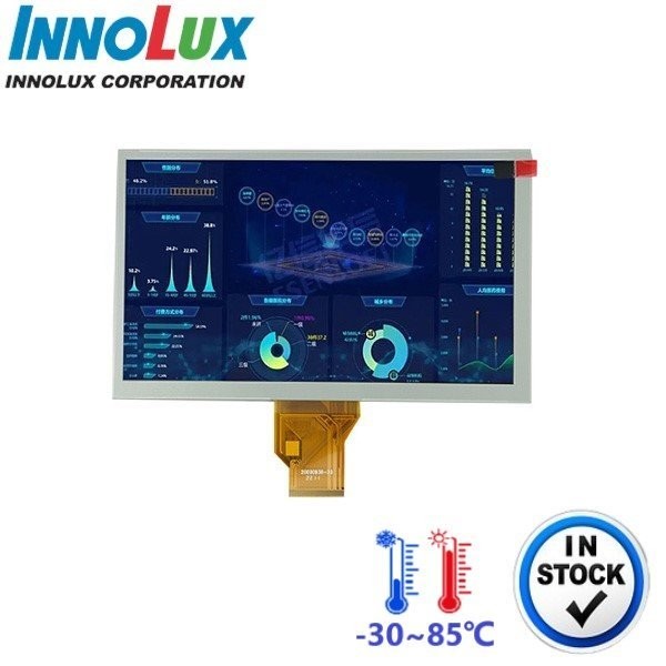 AT080TN64 8 pulgadas INNOLUX pantalla LCD con 800 * 480 resolución
