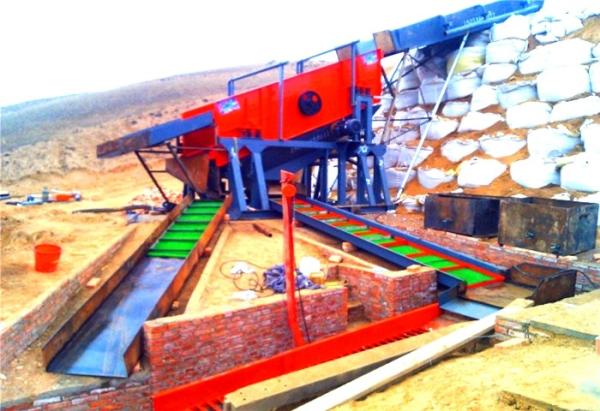 250m3/H, 65Kw poder, comprimento de 9m, móvel de aço, giratório, tela do Trommel da lavagem do ouro