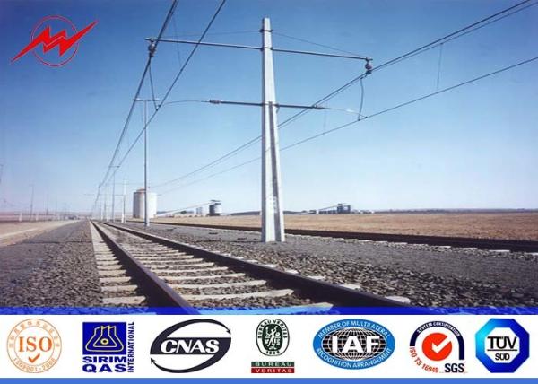 10M-5KN ao braço tubular de aço galvanizado 20M-50KN da cruz de Polo para a linha de transmissão elétrica aérea