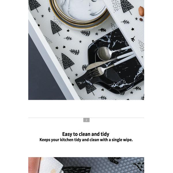 Transitional Design Style Customized Eva Non-slip Washable Kitchen Mat Drawer Shelf Liner