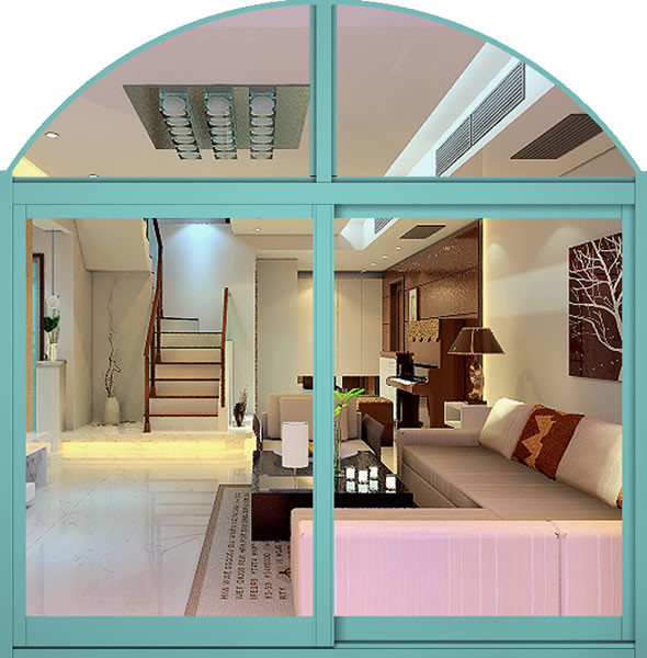 профиль штранг-прессования силла сползая окна 6060 1.4mm алюминиевый жилой