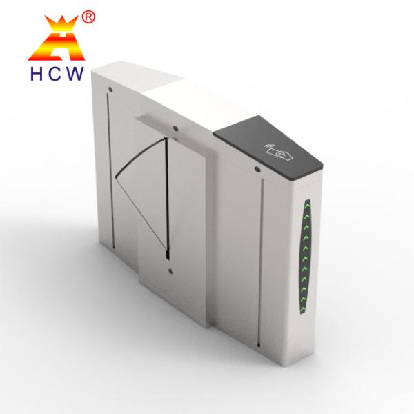 Contrôle d'accès piétonnier de RFID de carte d'aileron de barrière de tourniquet escamotable intelligent de gymnase
