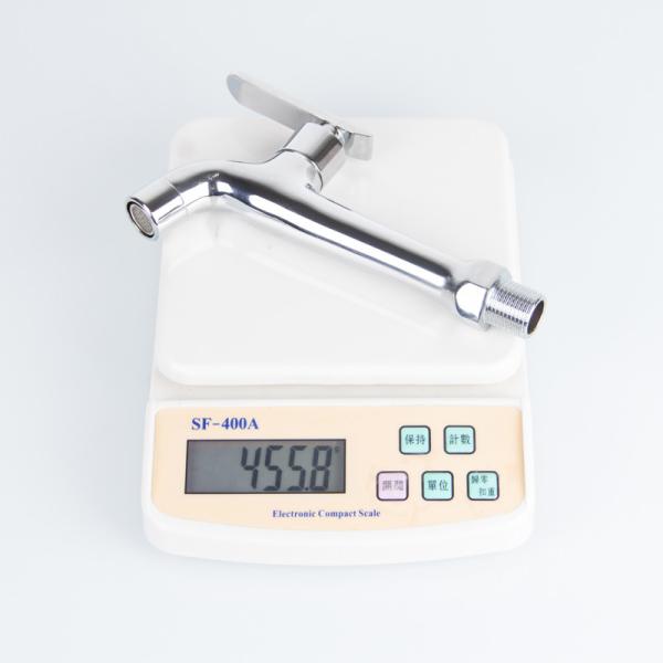 Wall Mounted Bathroom 456g 0.2Mpa Long Body Bibcock