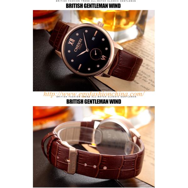 066A Rose Gold Roma Marks Stainless Steel Caseback Watch Quartz Movement Japan Watch OEM