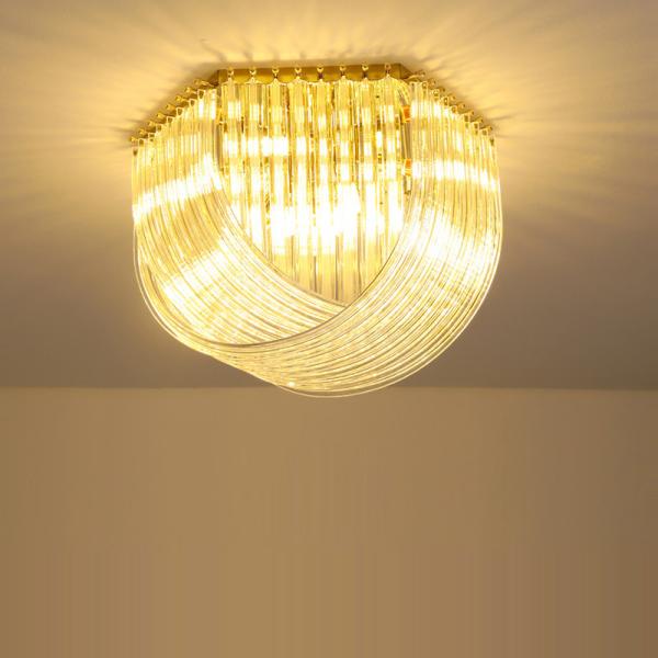 LED Postmodern Gold Silver Chrome Designer Hanging Lamps Murano Chandeliers(WH-MI-193)
