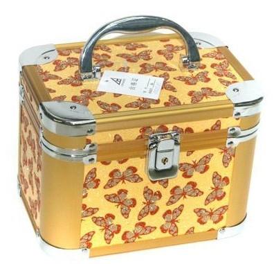 Multi Color Portable Makeup Vanity Case Solid Structure With Handle