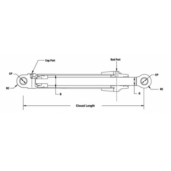 Части экскаватора цилиндра ведра Belparts E311C E311 2487855 запасные