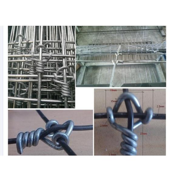 Galvanized Field Fixed Knot Fence , High Tensile Horse Fence For Grass Field